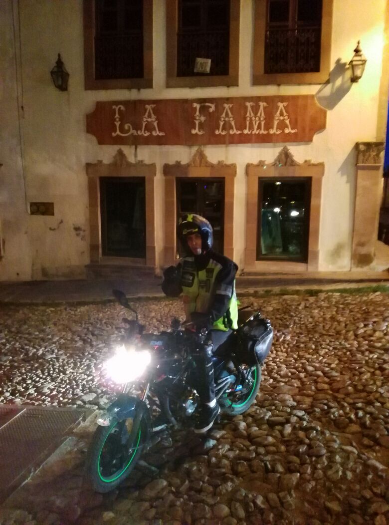 Rodada nocturna a mineral de pozos