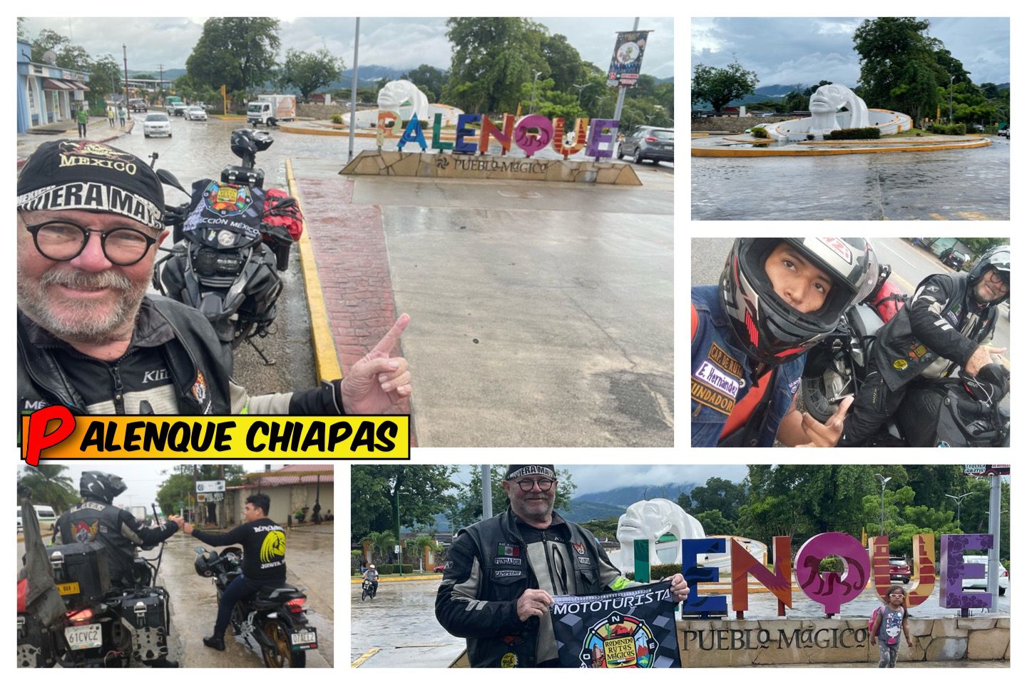 Manolo Cruz visita en 2022 Palenque, Chiapas.