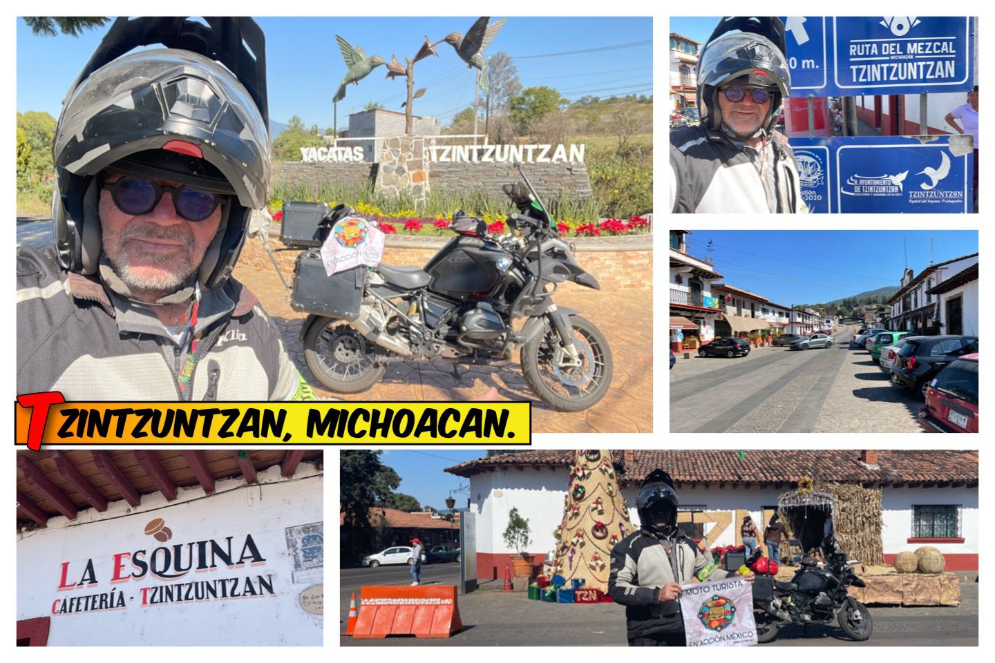 Manolo Cruz visita en 2022 Tzintzuntzan, Michoacán.