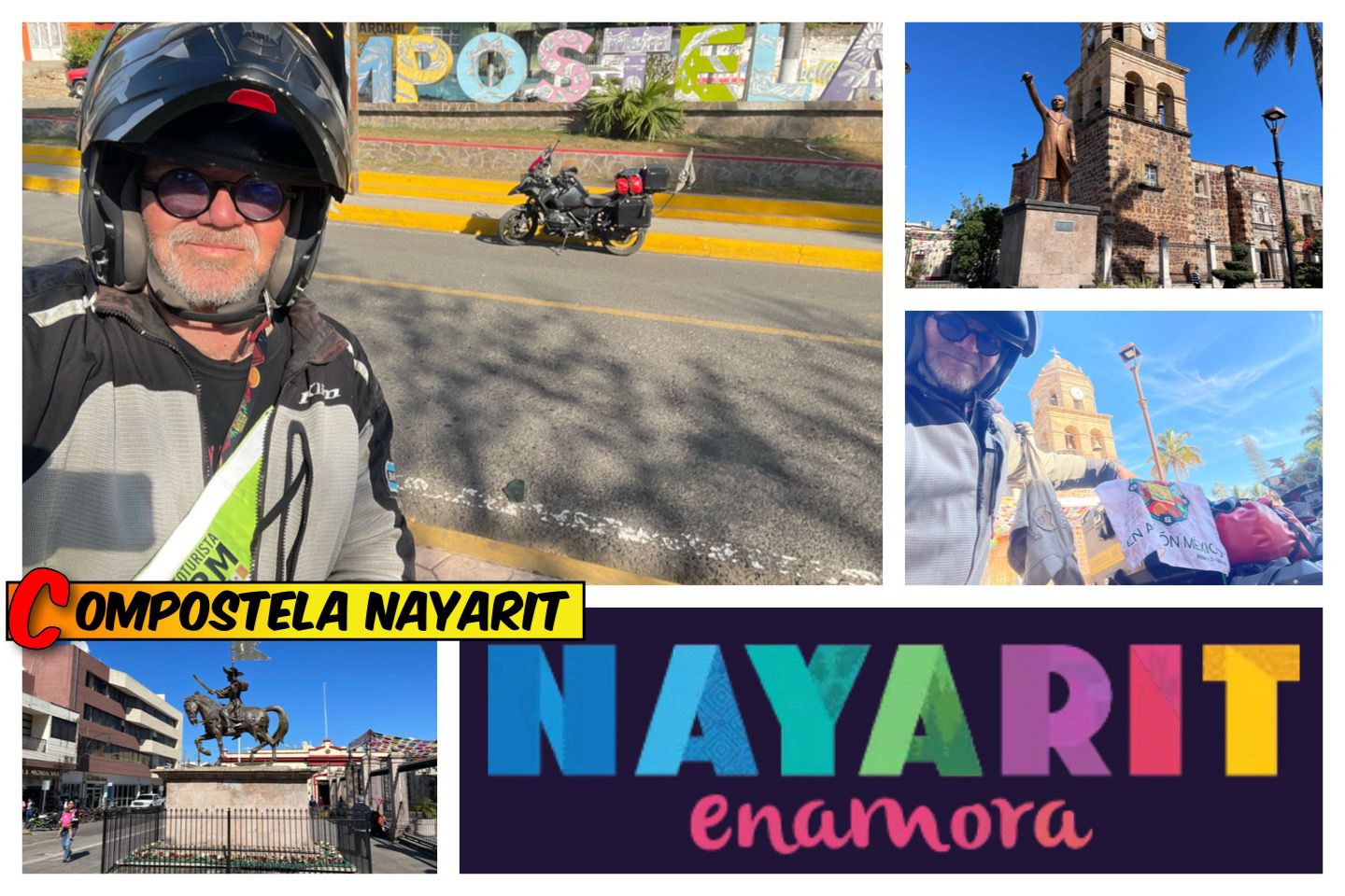 Manolo Cruz visita en 2022 Compostela, Nayarit.