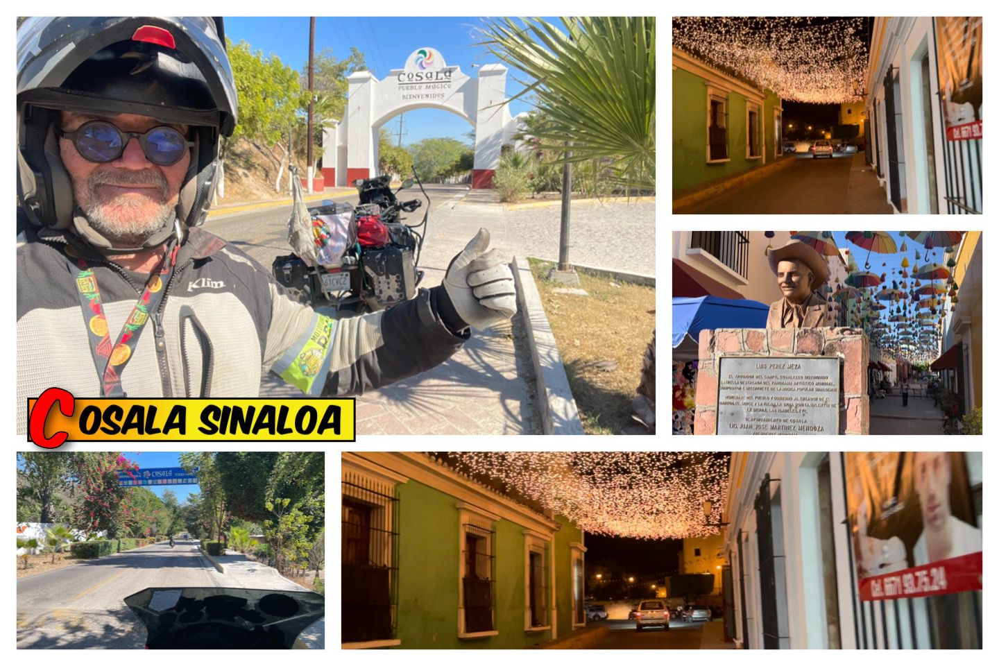 Manolo Cruz visita en 2022 Cosalá, Sinaloa.