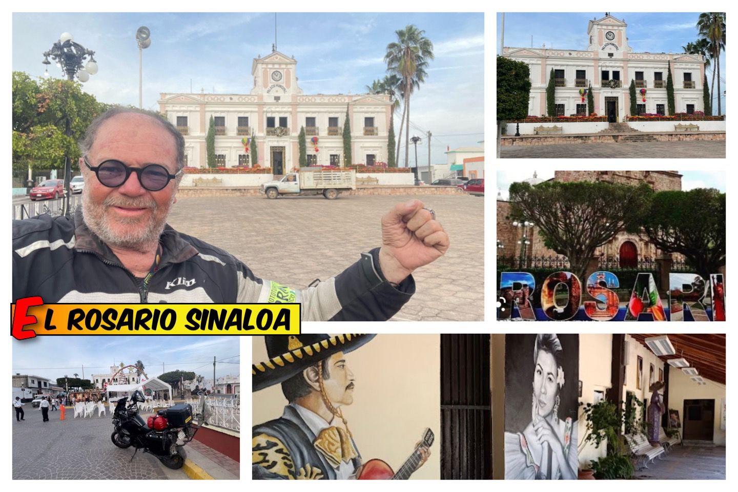 Manolo Cruz visita en 2022 El Rosario, Sinaloa.