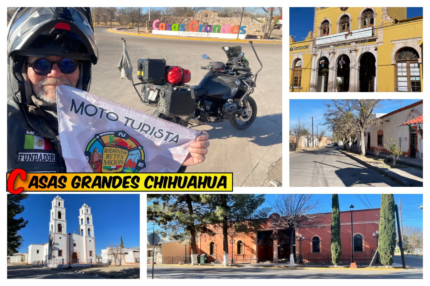 Manolo Cruz visita en 2022 casas grandes