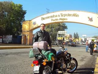 Llegando a Tepotzotlan