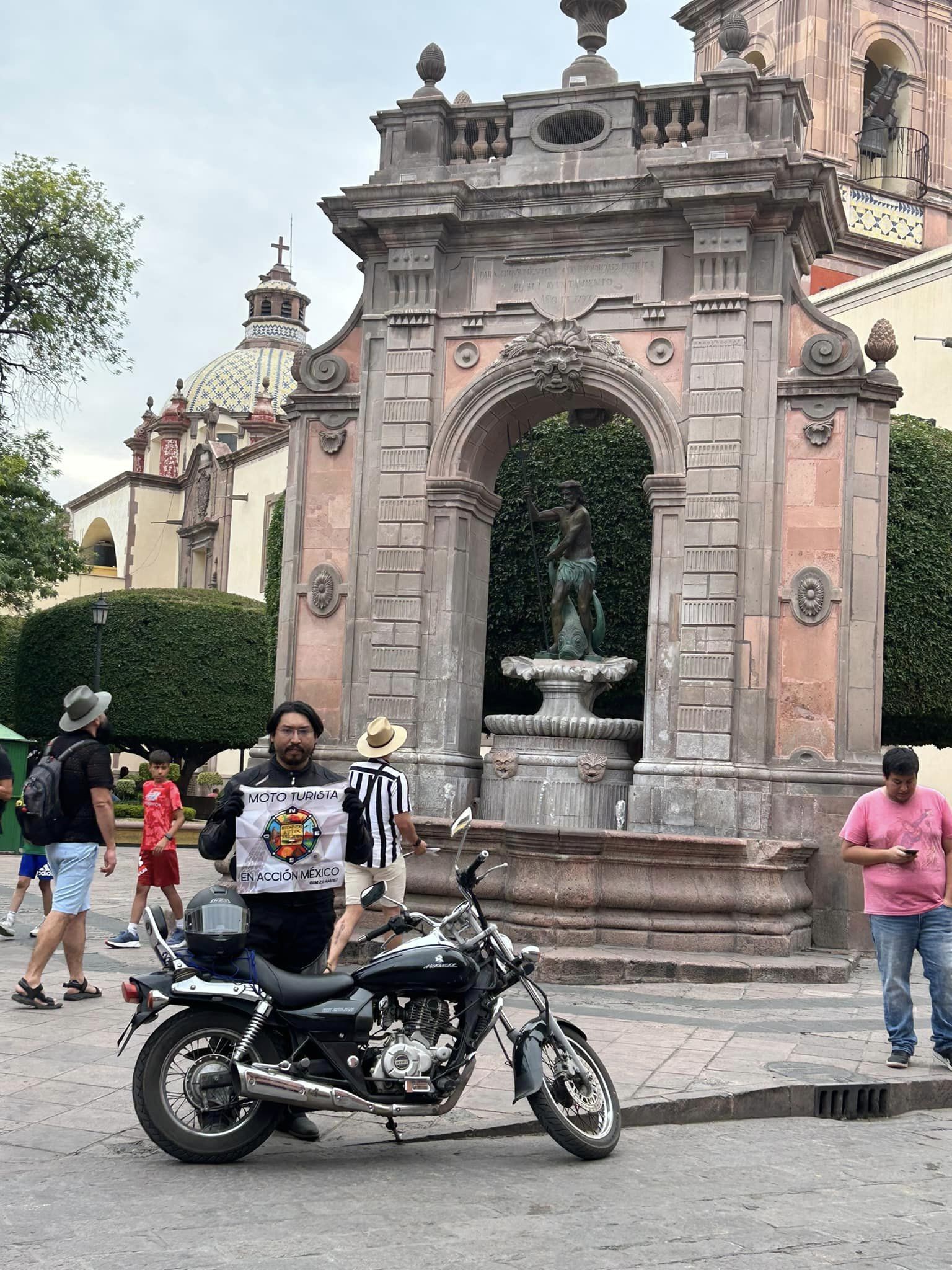 En la fuente de Neptuno