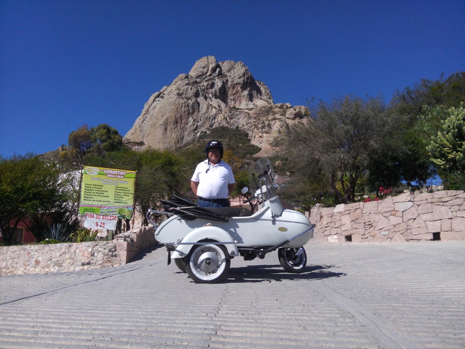 ya con vuelo a peña llegamos