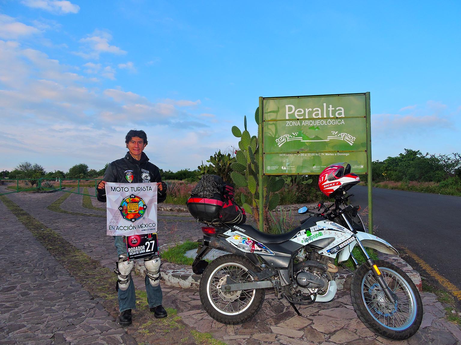 En las Ruinas de Peralta, Guanajuato