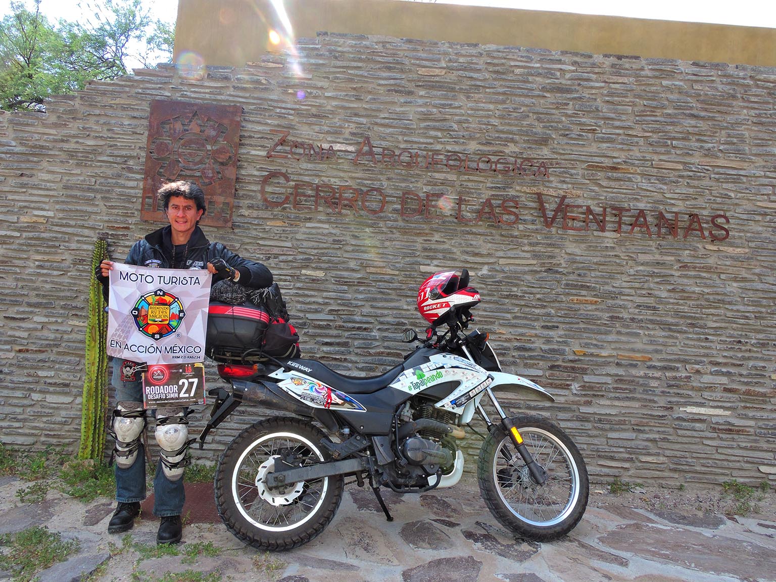 En el Cerro de las Ventanas, Zacatecas.