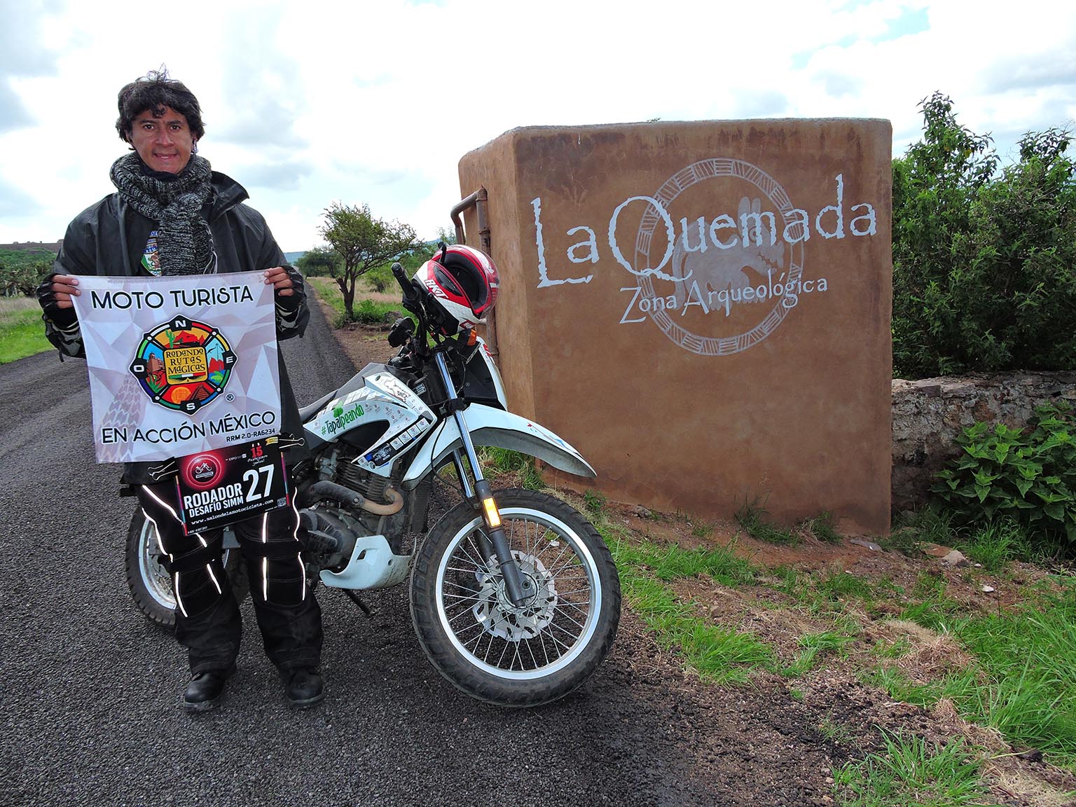 En las ruinas de la Quemada, Zacatecas
