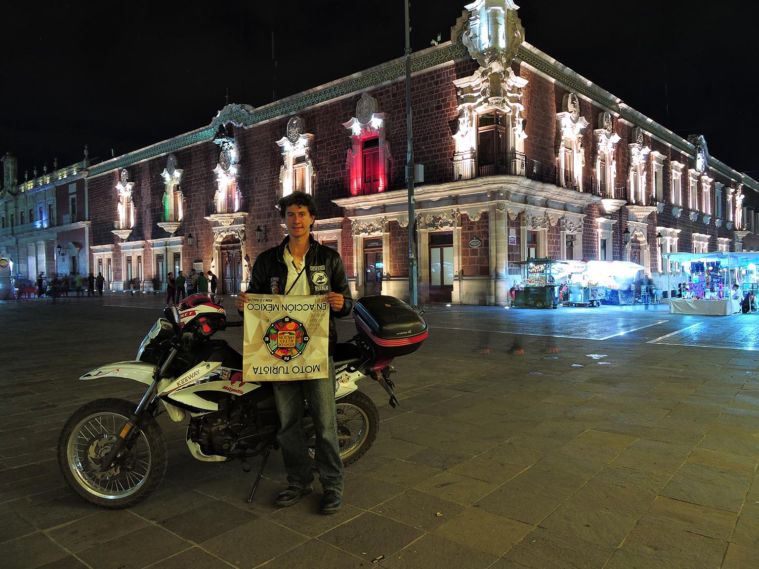 En palacio de gobierno de Aguascalientes.