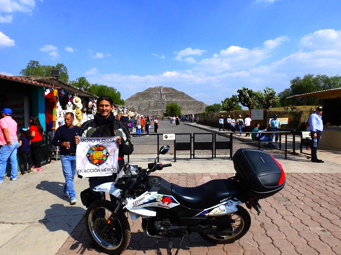 En Teotihuacán, Edo. Mex.