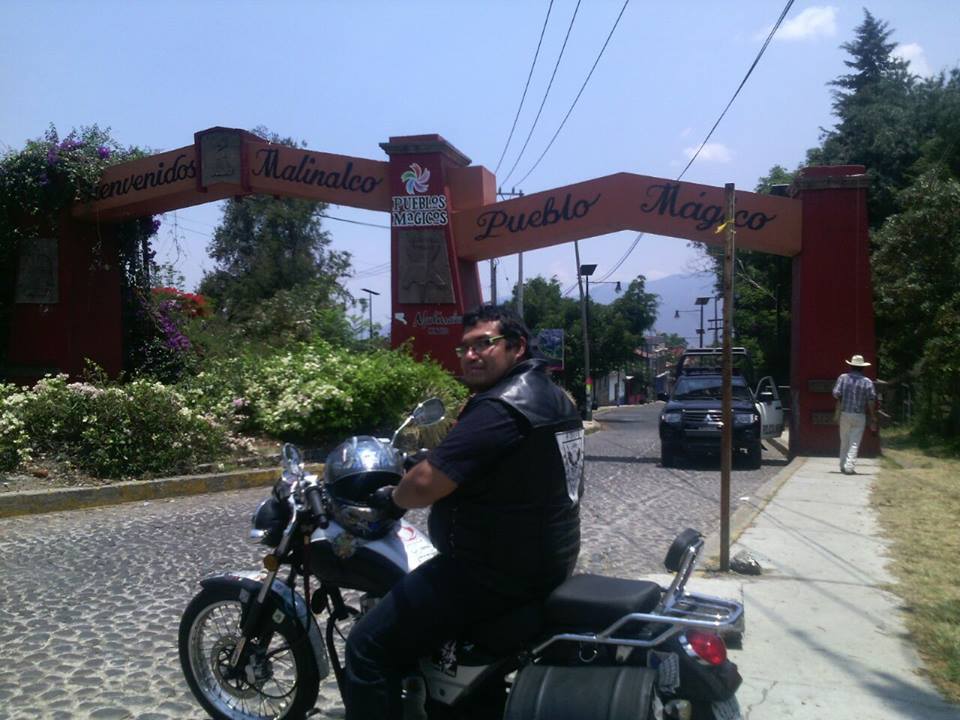 Llegando a Malinalco