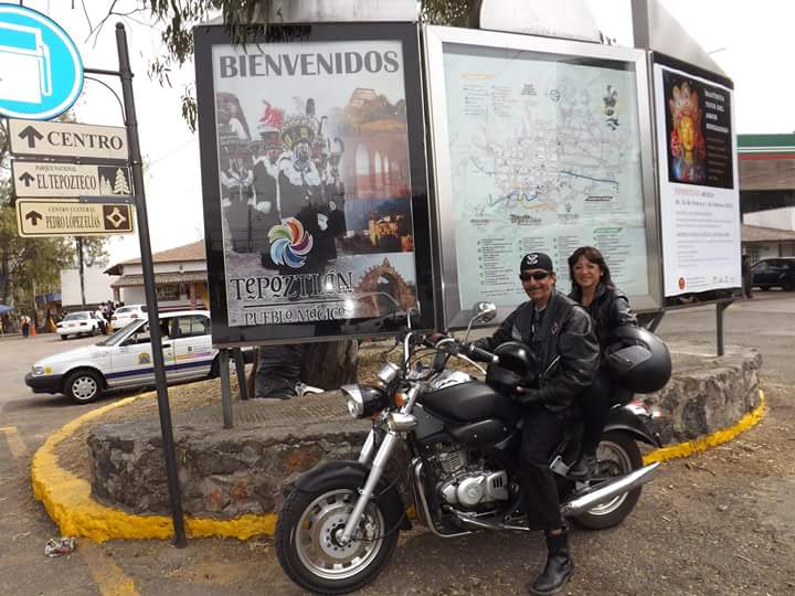 Llegando a Tepoztlán