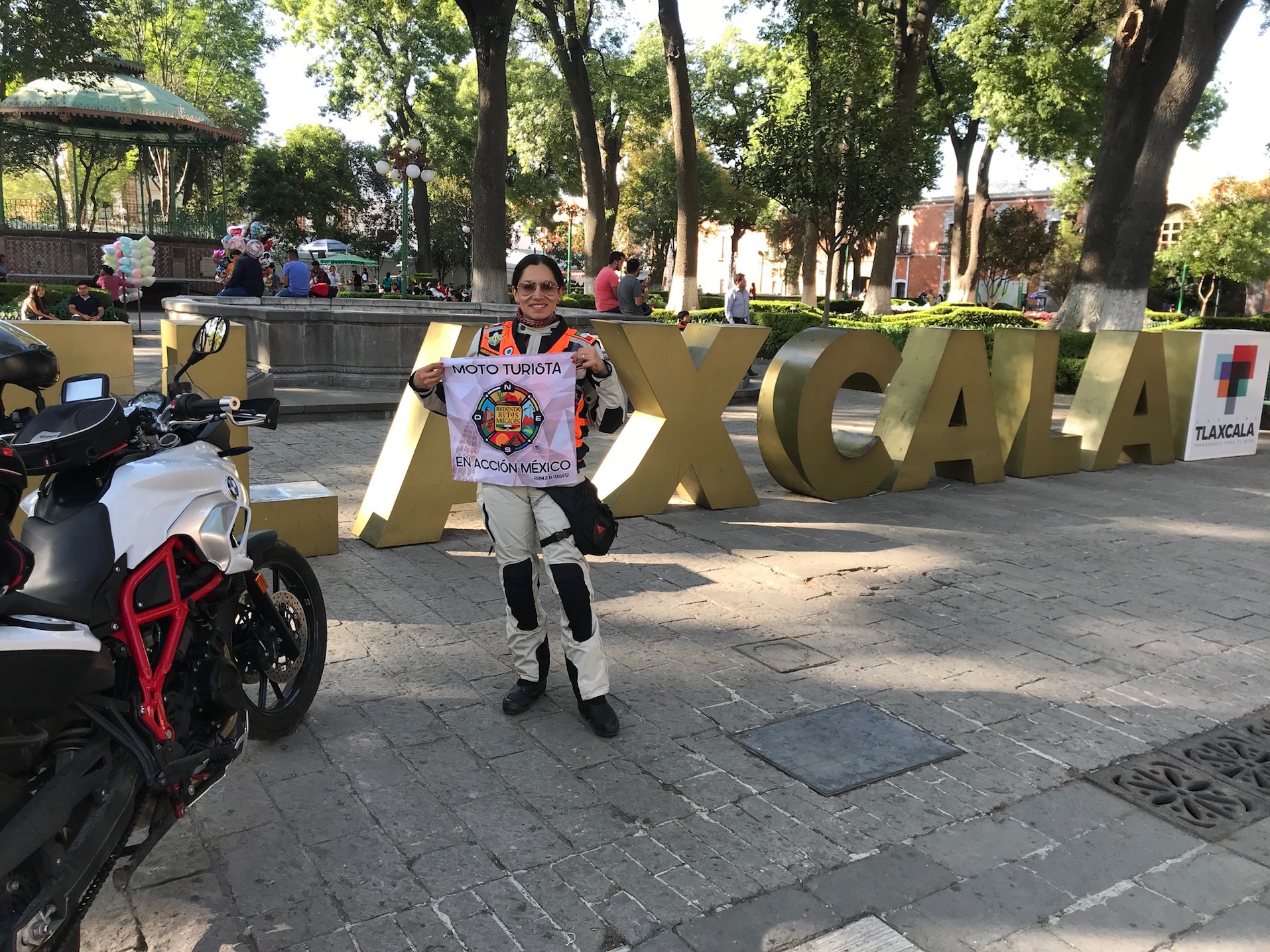 Paseo dominical a Tlaxcala.