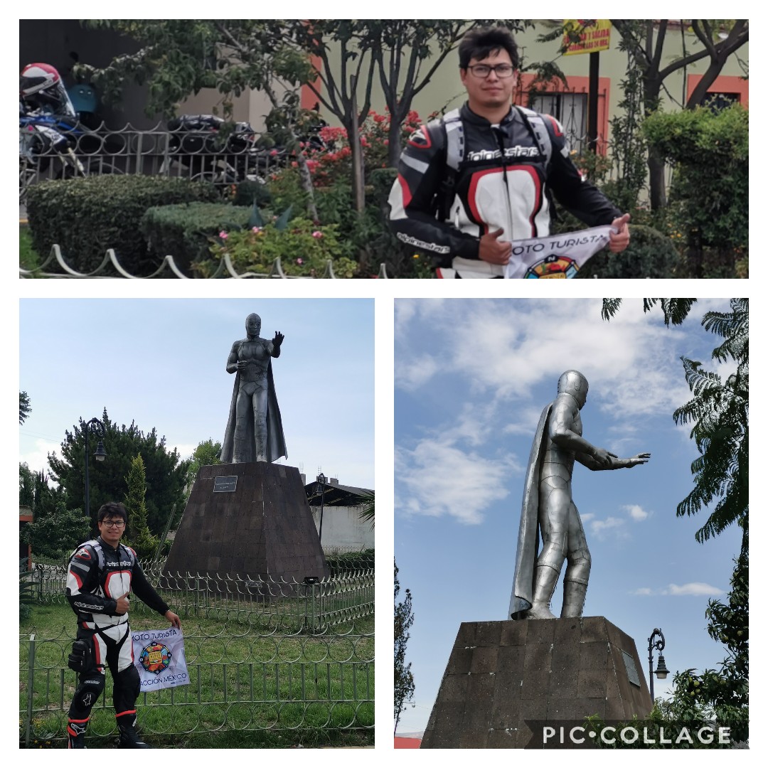 La estatua del Santo