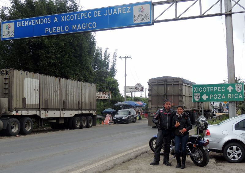 Llegando a Xicotepec de Juárez, Pue.