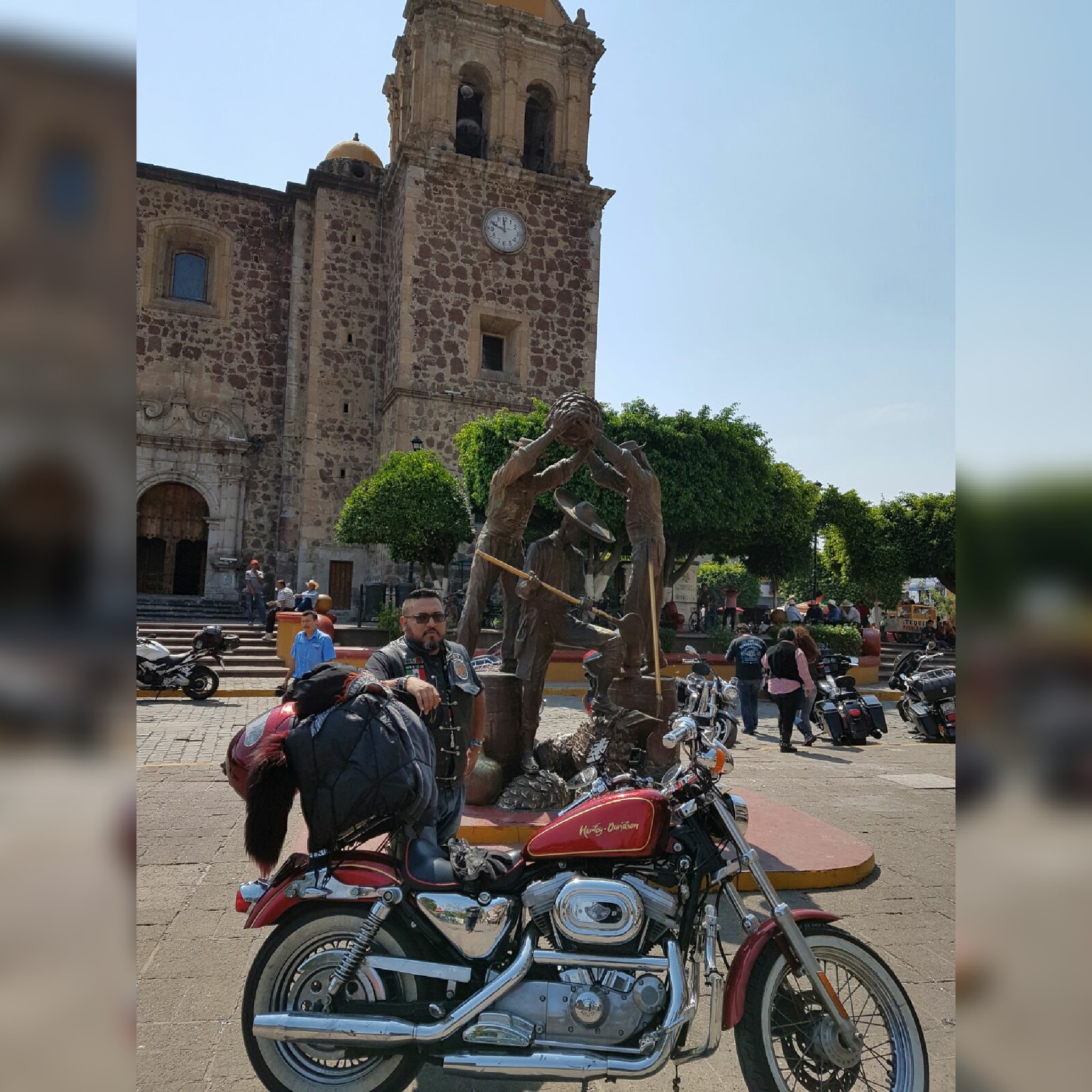 A descansar en un lindo publito