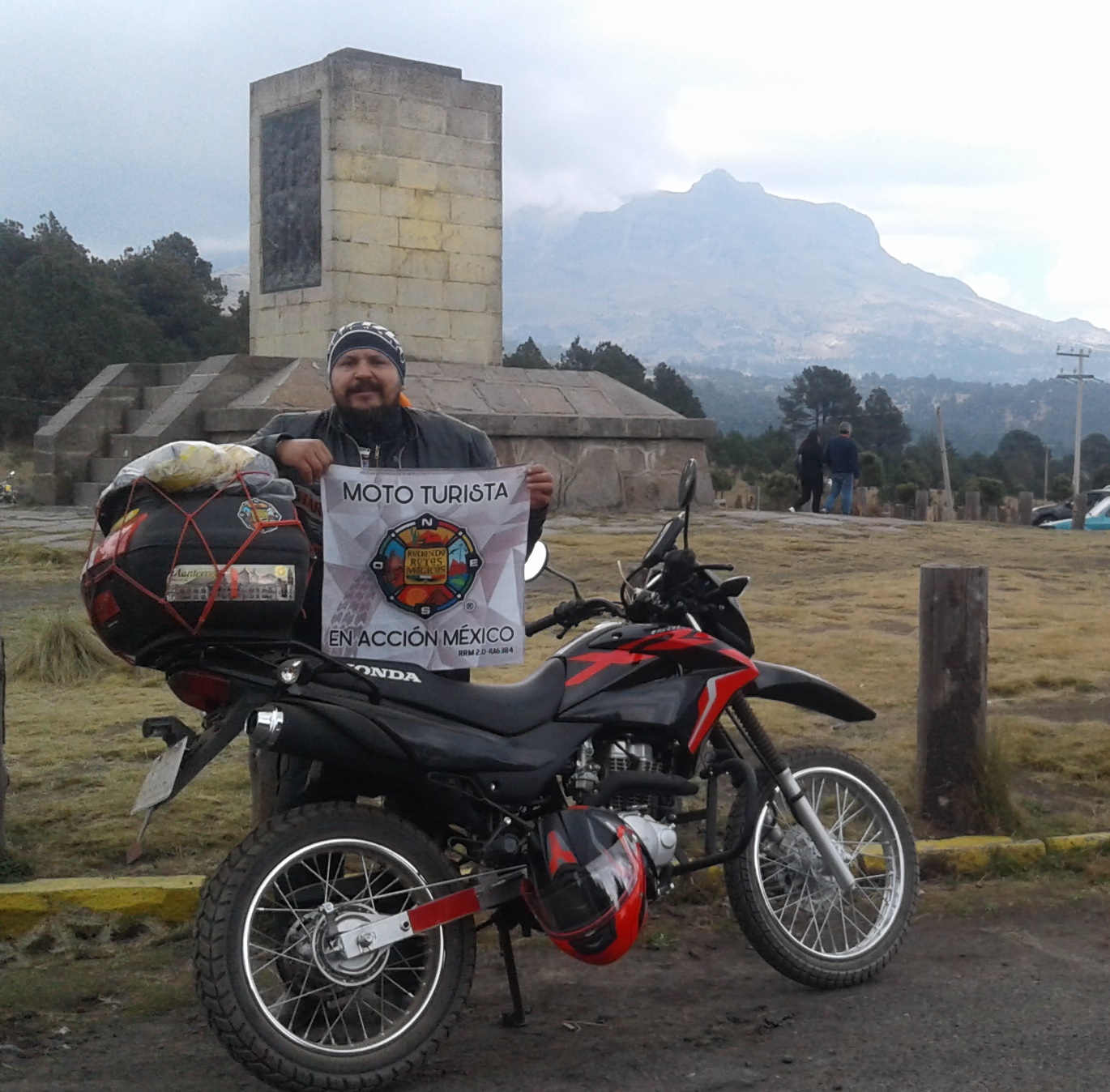 Rodando por el Popocatépetl