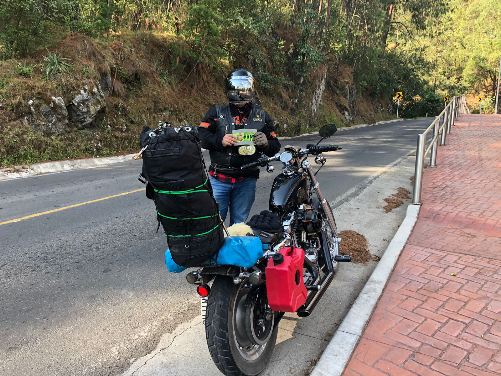 Saliendo de Pinal de Amoles