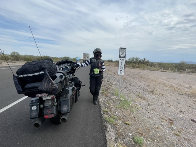 Alesita Biker carretera federal 2