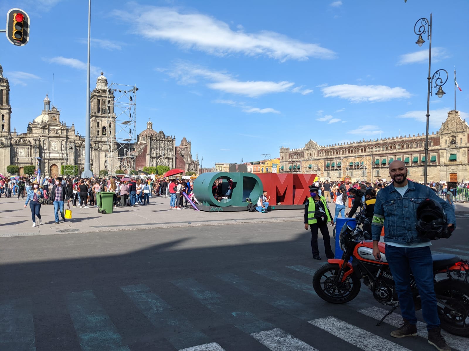 El Zócalo en Día de Muertos