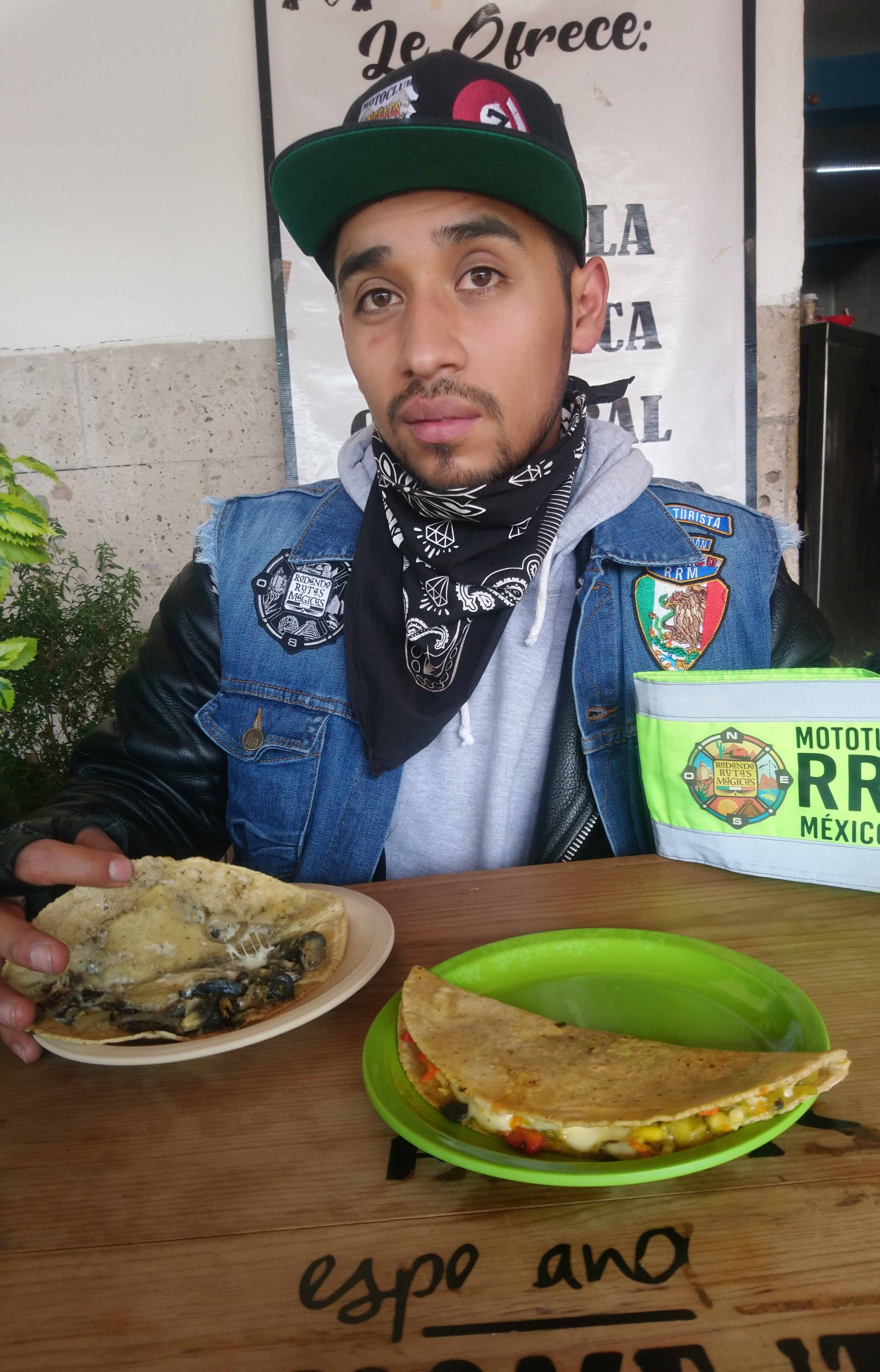 quesadilla de huitlacoche.