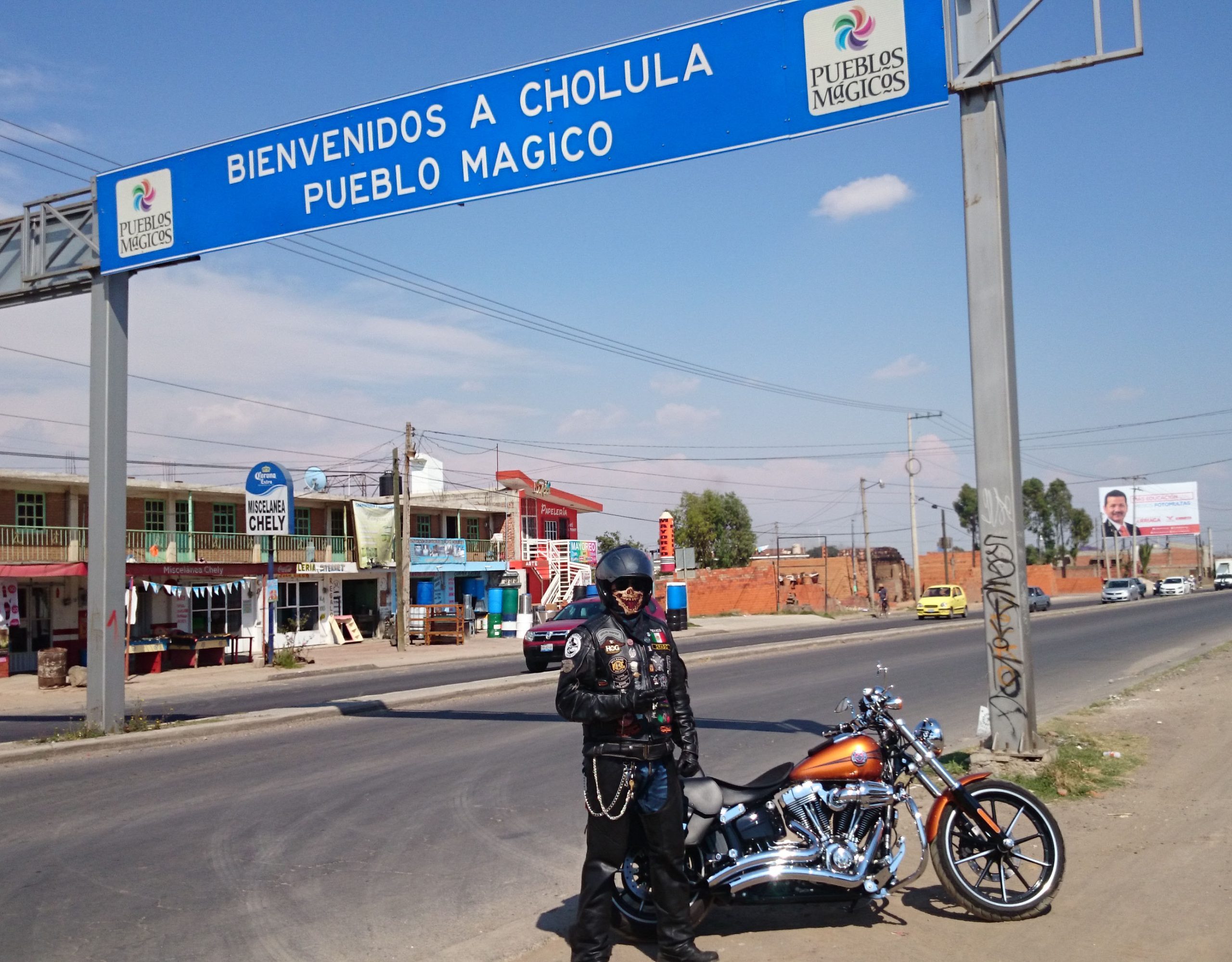 Entrada a Cholula Puebla