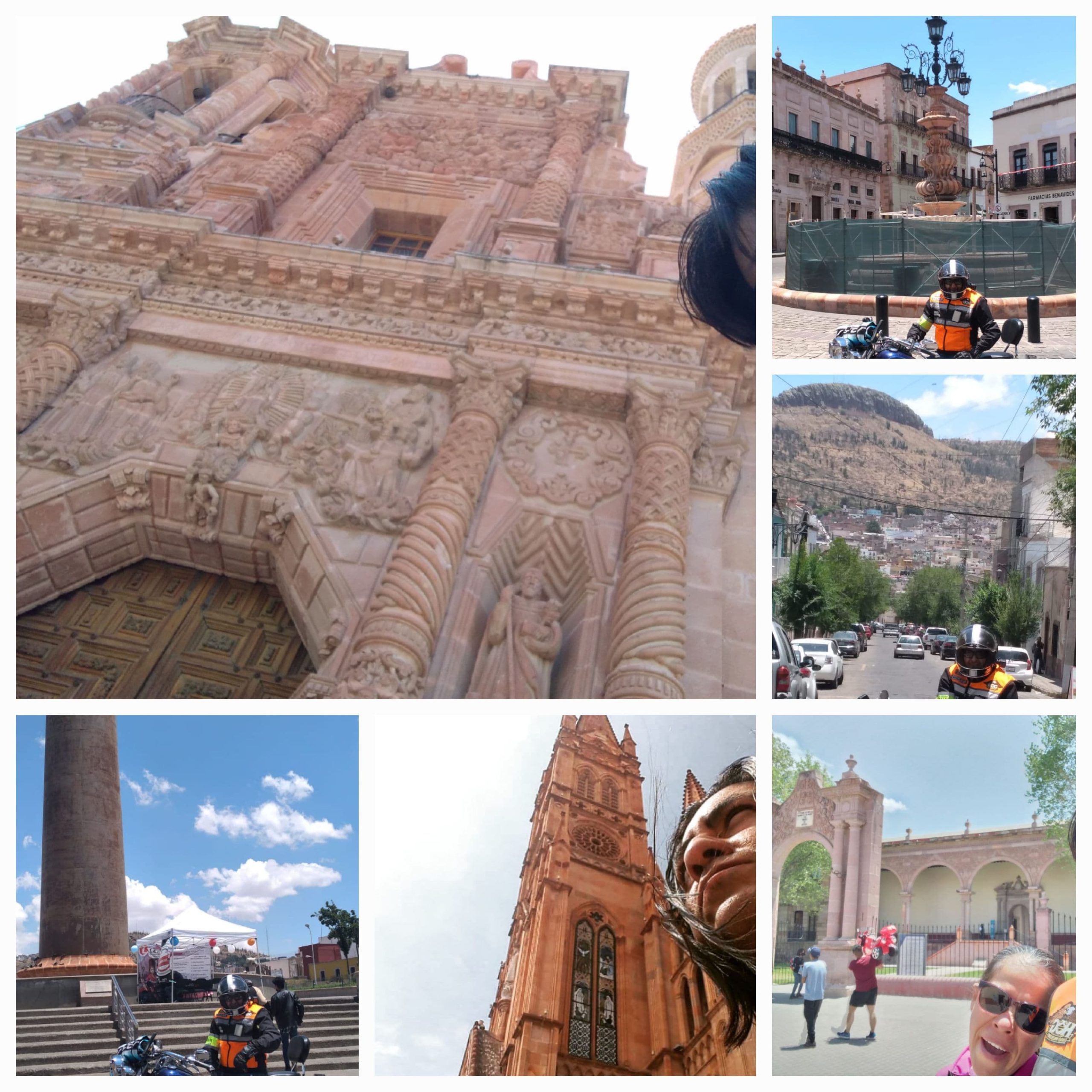 Centro Zacatecas y al fondo Cerro de la Bufa