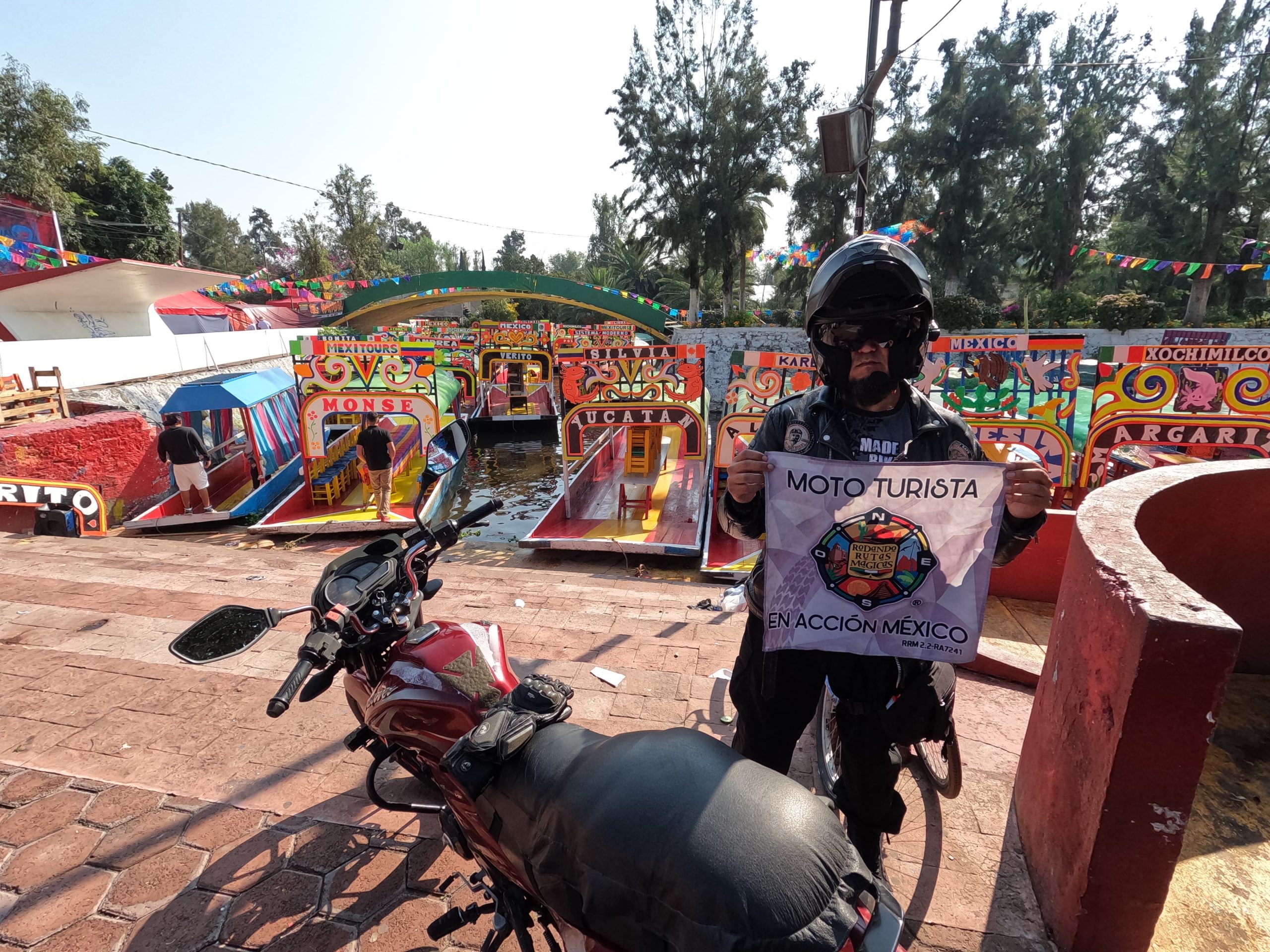 Trajineras en Xochimilco