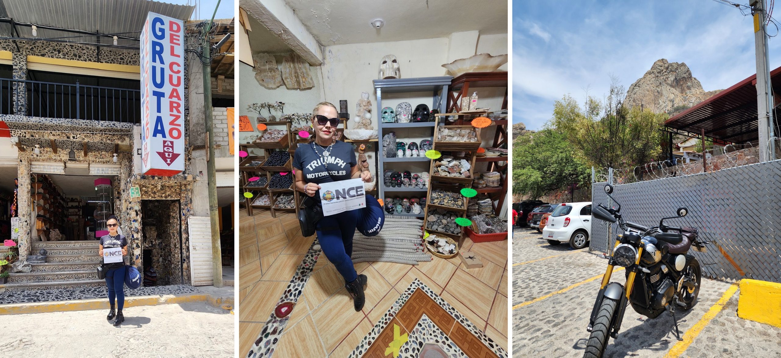 Artesanías (Gruta del cuarzo, en Peña de Bernal, Qro.)