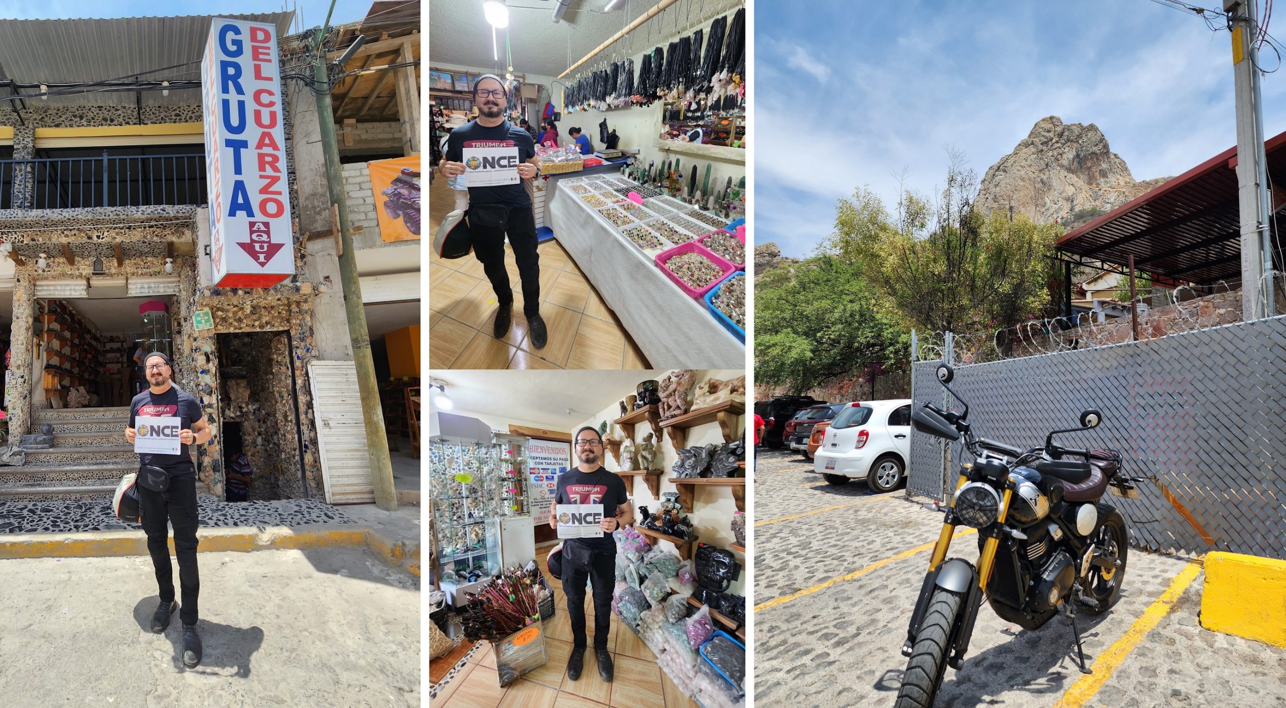 Artesanías (Gruta del cuarzo, en Peña de Bernal, Qro.)