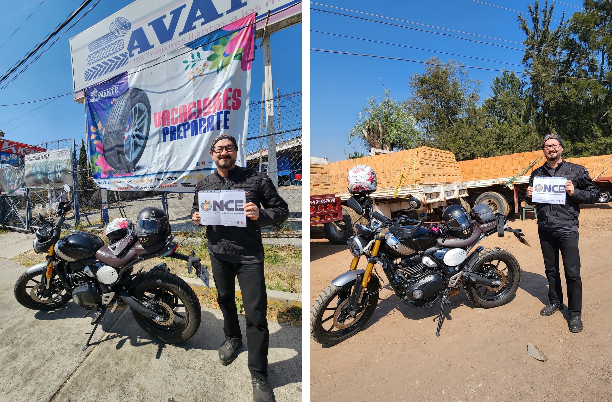 Objeto encontrado en el camino: Lona y Ladrillos (letra inicial de mi nombre: Luis)