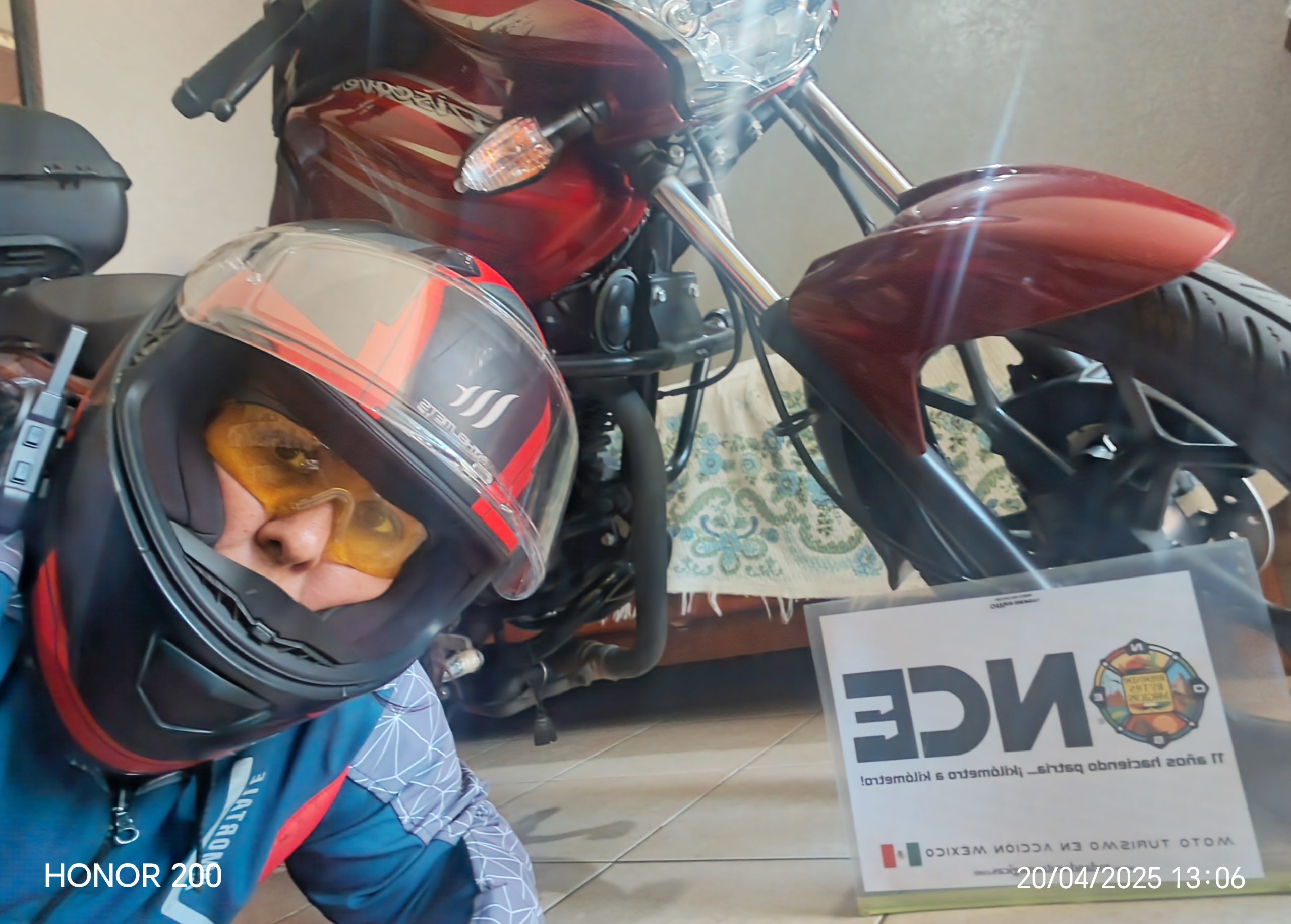 Accesorio para motociclista anteojos