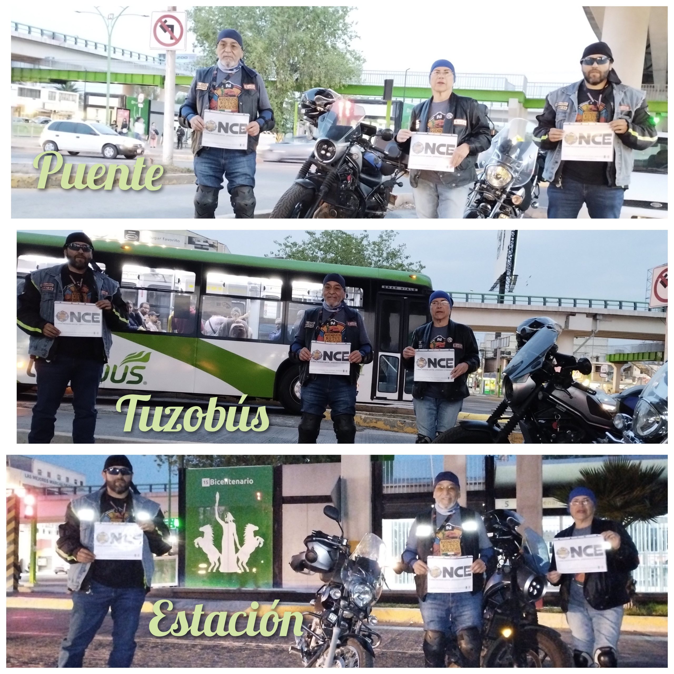 BERRRM 007 Color Verde: Puente, Tuzobús e Identificador de Estación