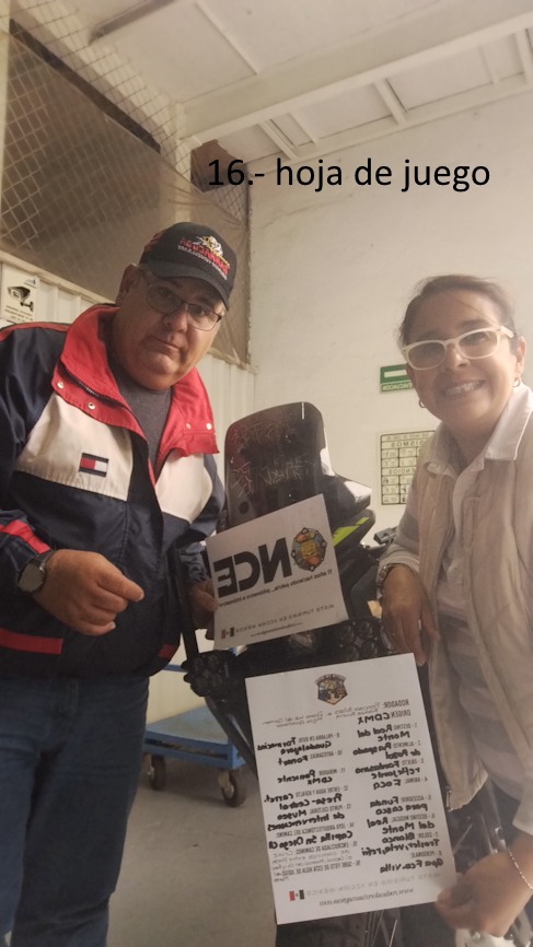 16 hoja de ruta del basta