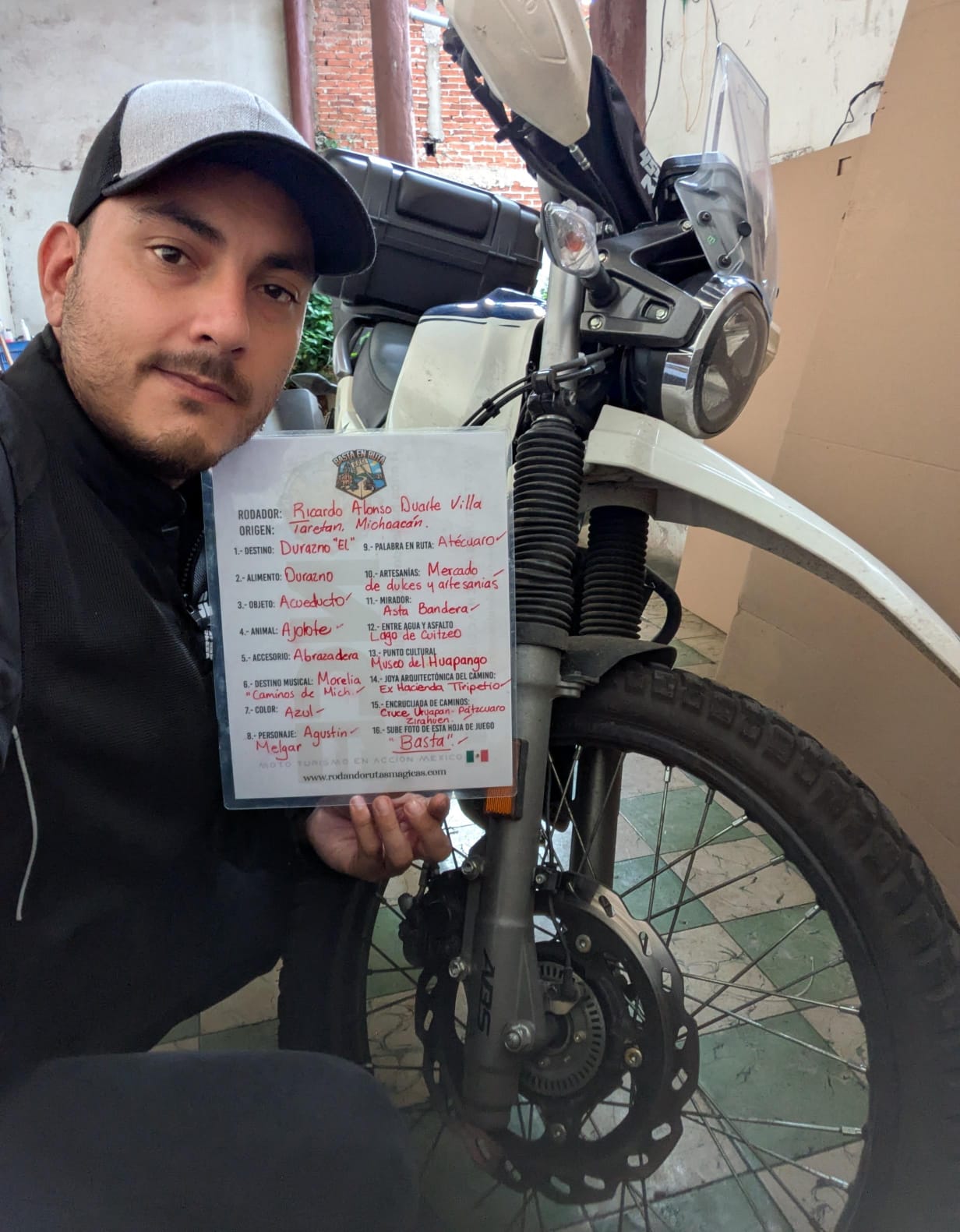 Hoja de Juego (Basta en Ruta)