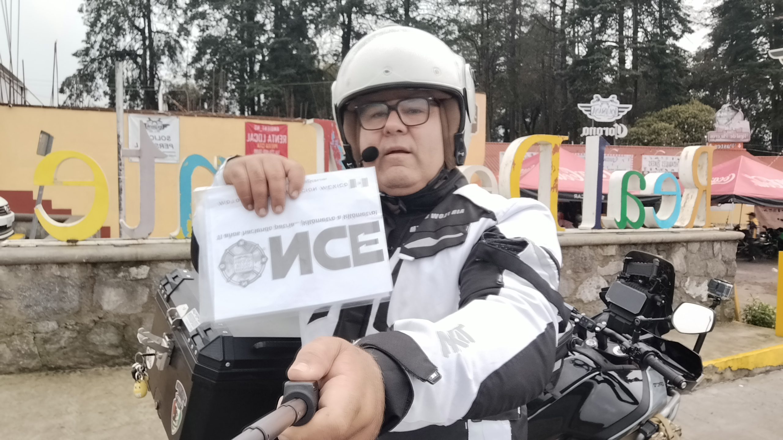 BASTA EN RUTA DESTINO CON R : rEAL DEL MONTE