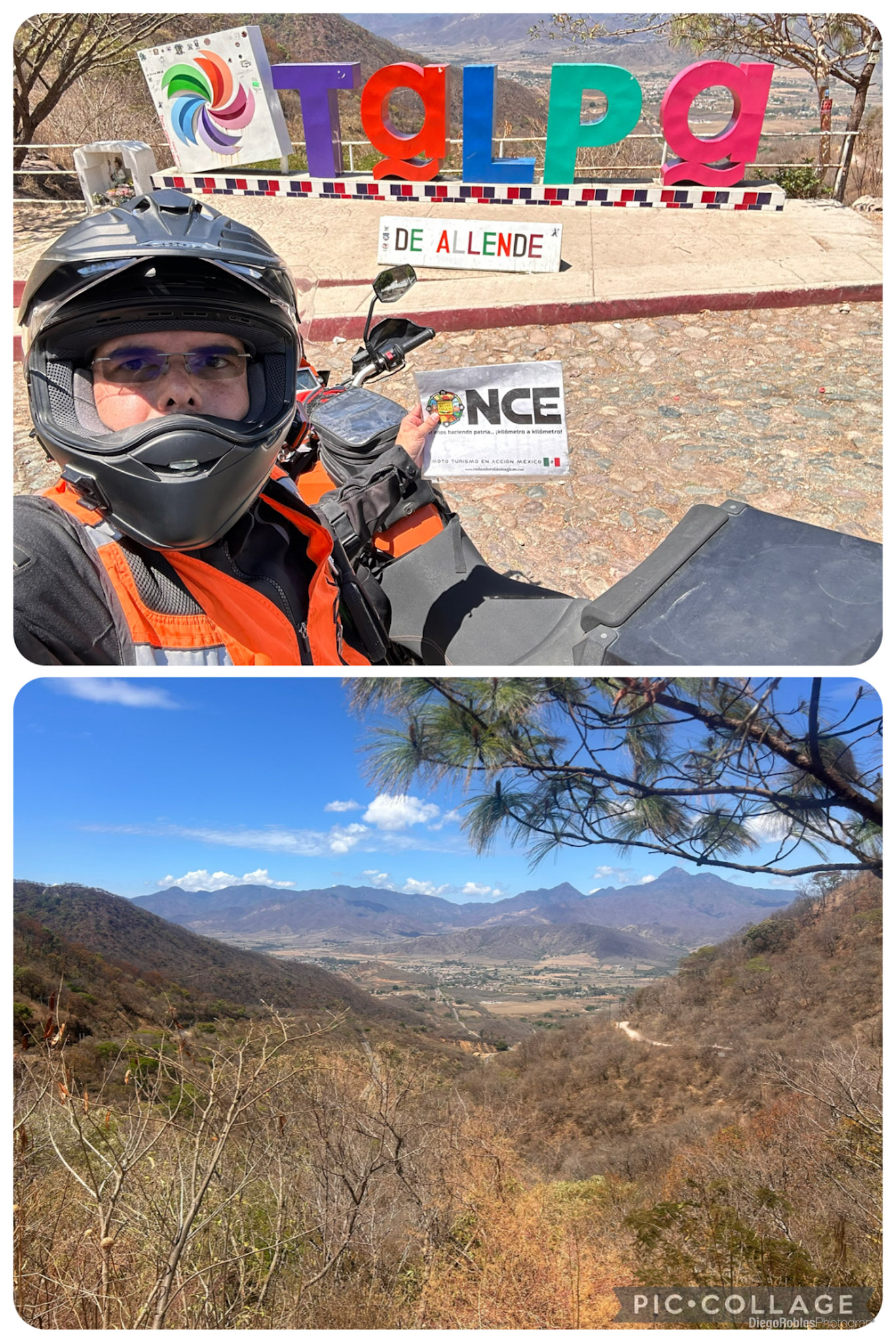Letras y Mirador de Talpa de Allende