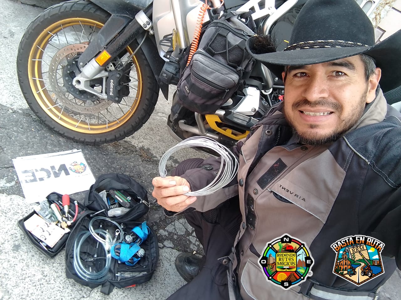 Desafío BASTA en Ruta RRM 5 (A) Accesorio de Motociclista ALAMBRE ACERADO 28-06-2025