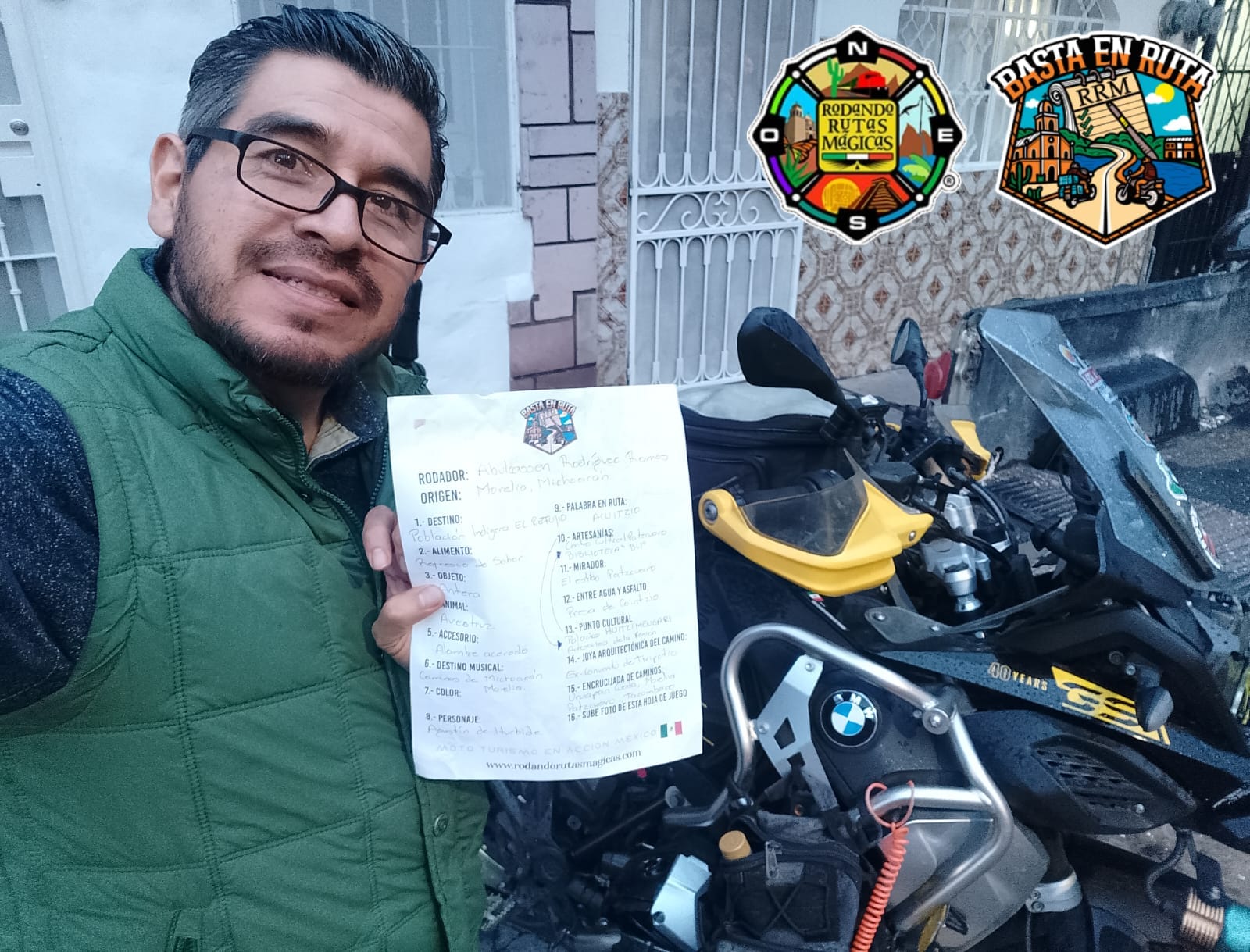 Desafío BASTRA en Ruta RRM 16 Hoja del Desafío BASTA EN RUTA 29-06-2025