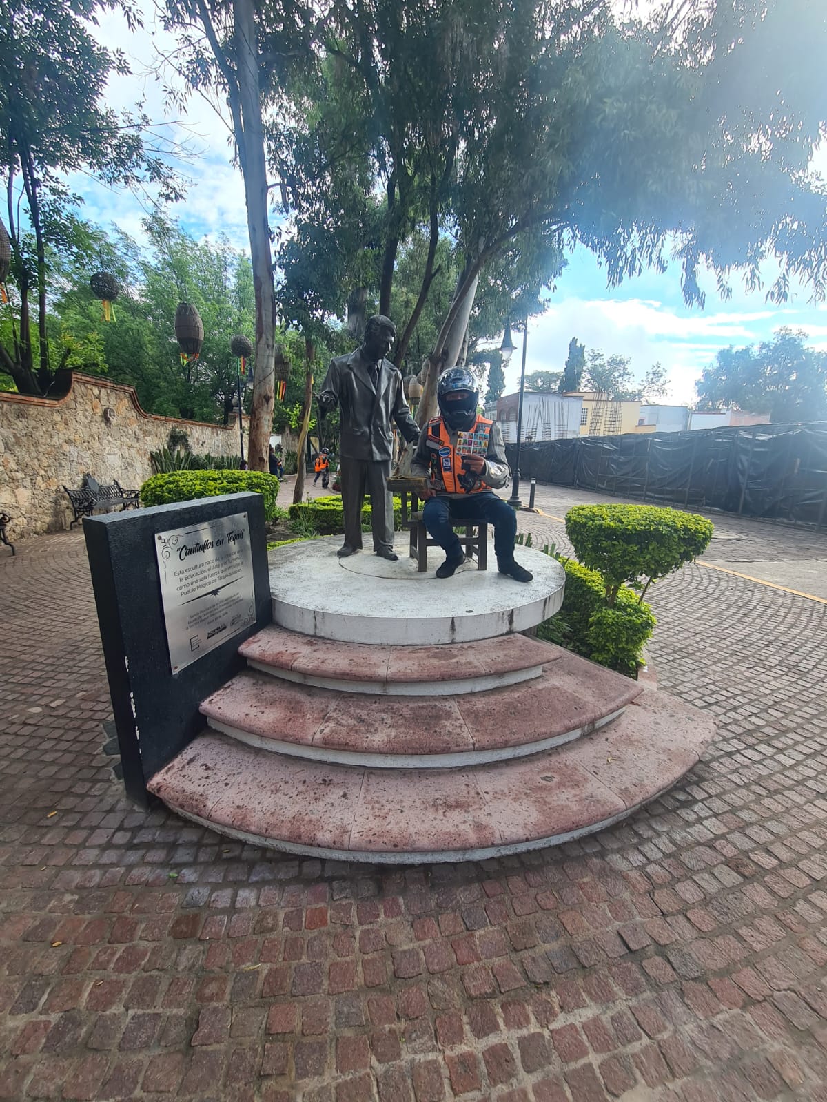 Foto con el profesor