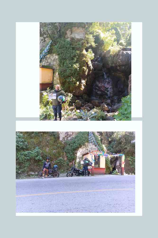 Encontramos una cascada en el camino