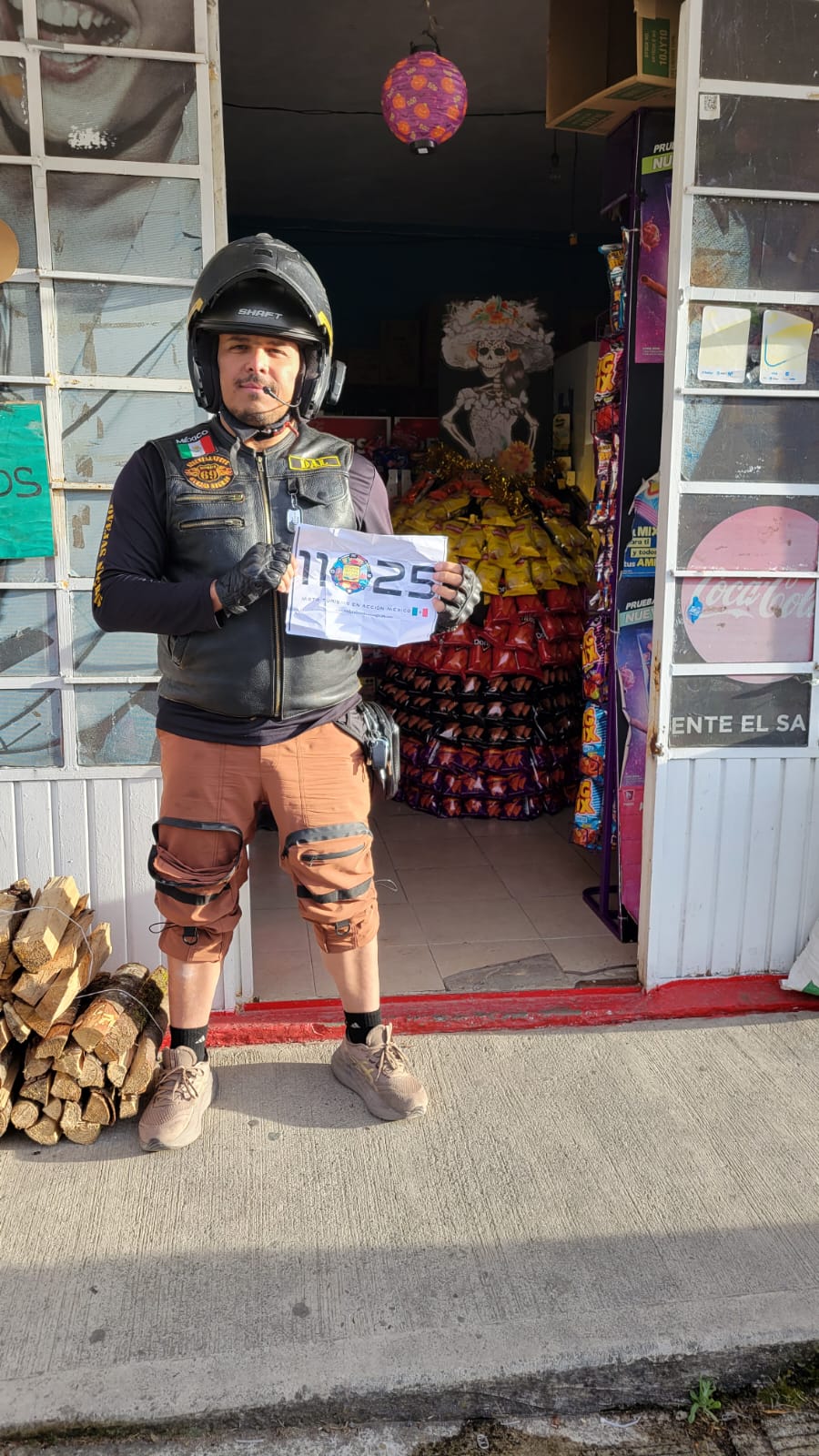 Catrina en una tienda