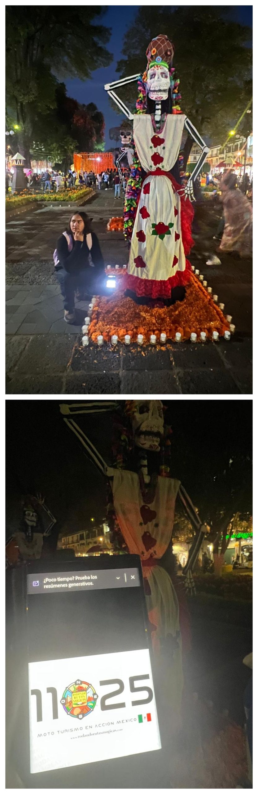 En el festival de velas