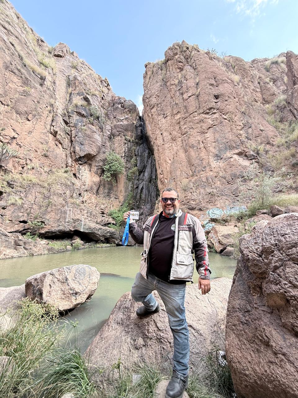 dificil encontrar una cascada fuera de temporada de lluvias