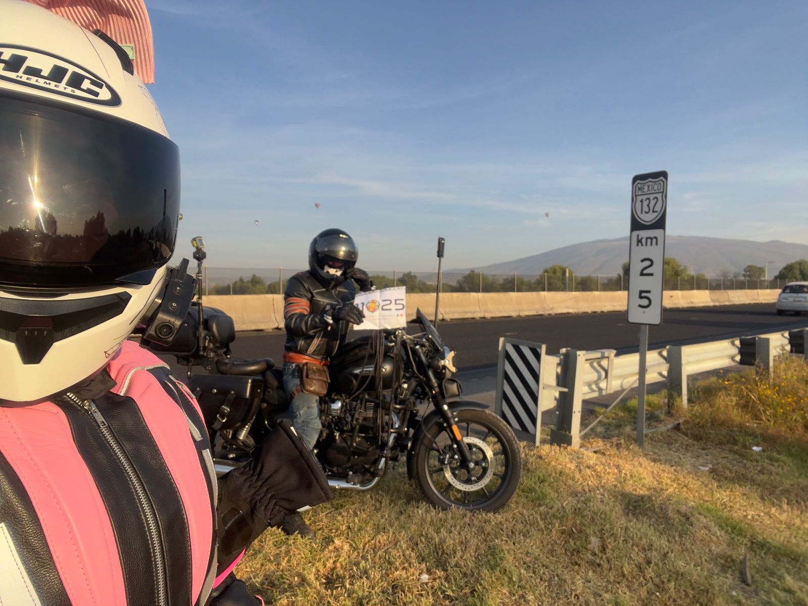 Coordenada espacial km 25 en la carretera 132