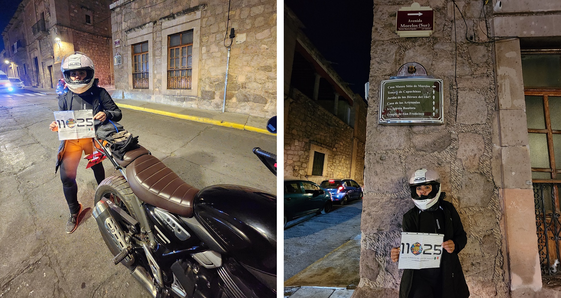 RRM Expedición 11:25, Calles Emblemáticas