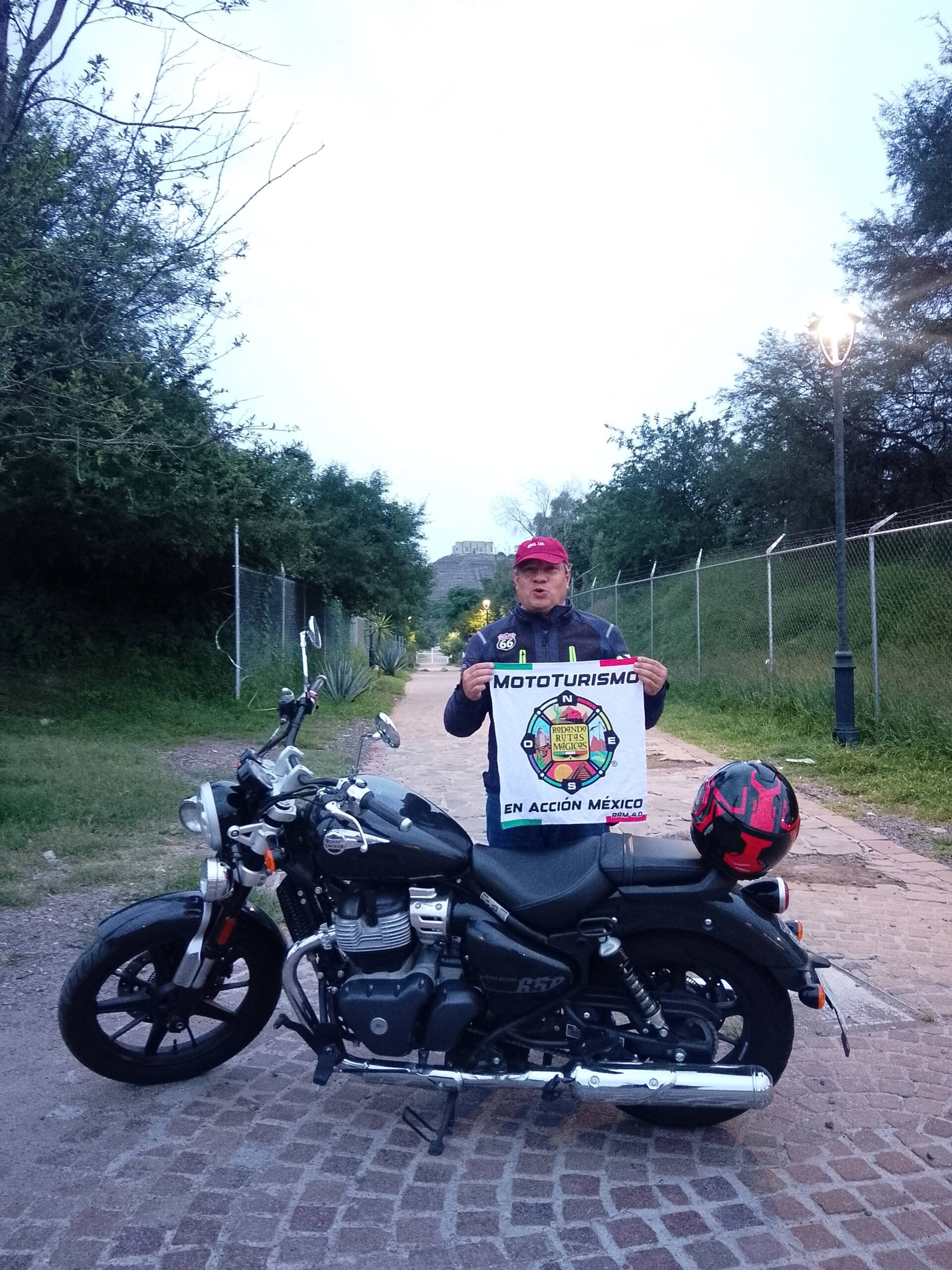 Pirámide del Cerrito en Querétaro, México Prehispánico