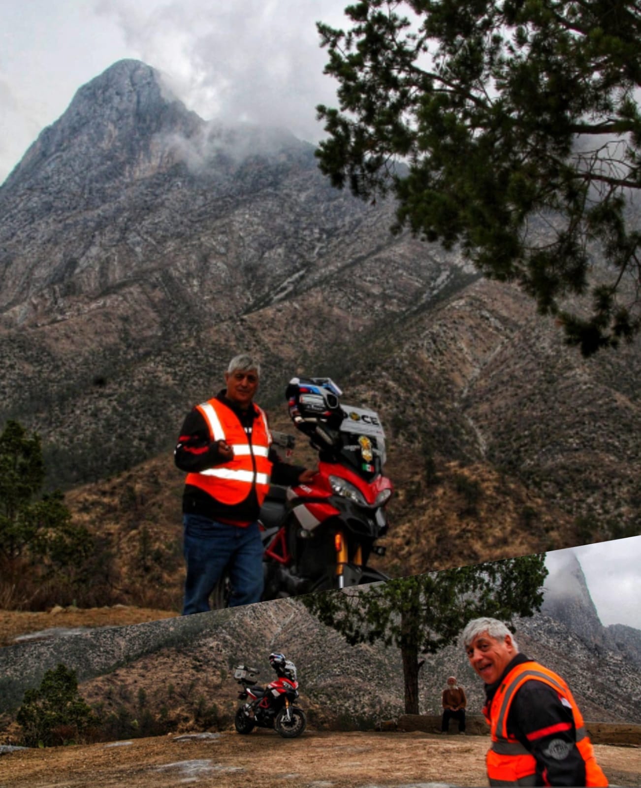 Postal entre Montañas y cerris