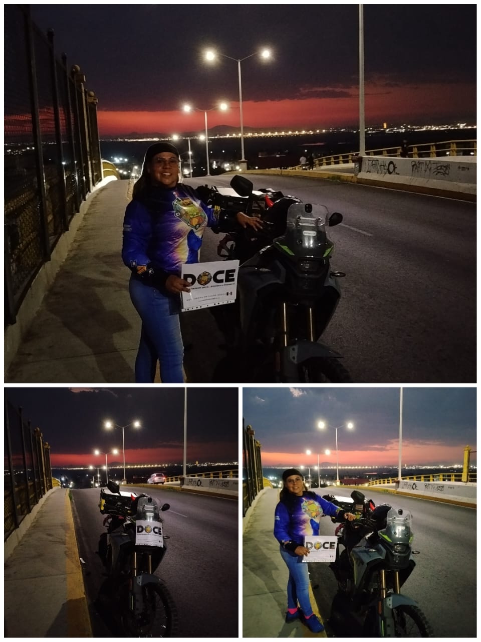 Atardecer en carretera